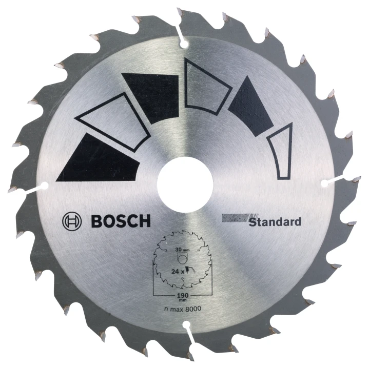 Lame scie circulaire Bois 190x30/24x2,2mm ; 24D