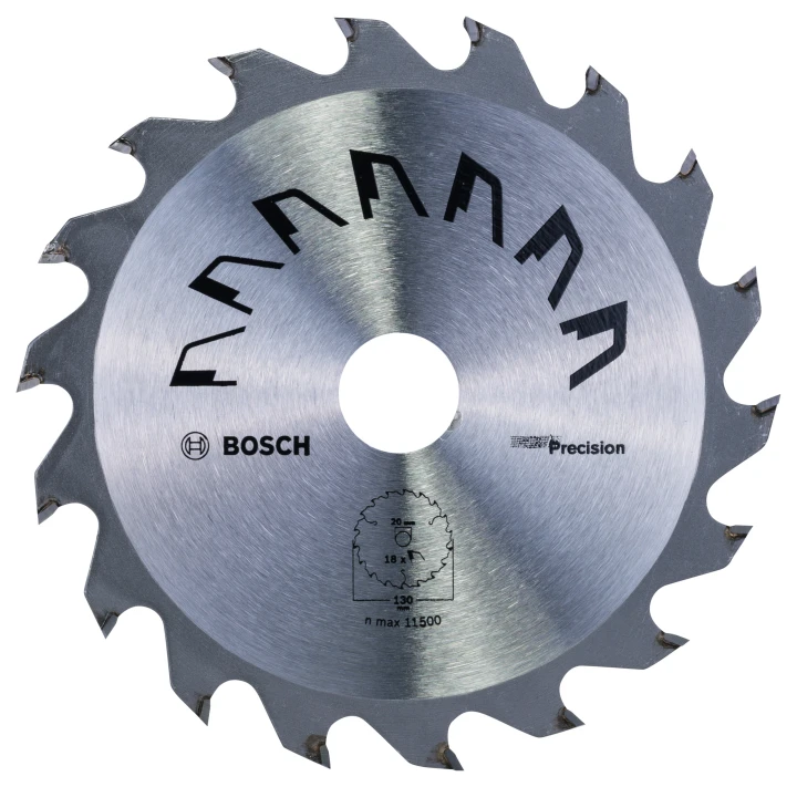 Lame scie circulaire Précision Bois 130x20/16x2,5mm ; 18D