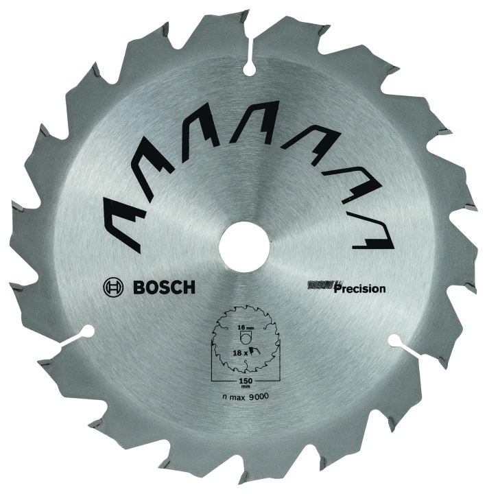 Lame scie circulaire Précision Bois 150x16x1,5mm ; 18D