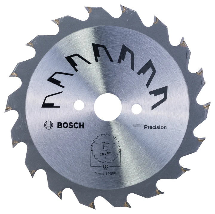 Lame scie circulaire Précision Bois 150x20/16x2,5mm ; 18D