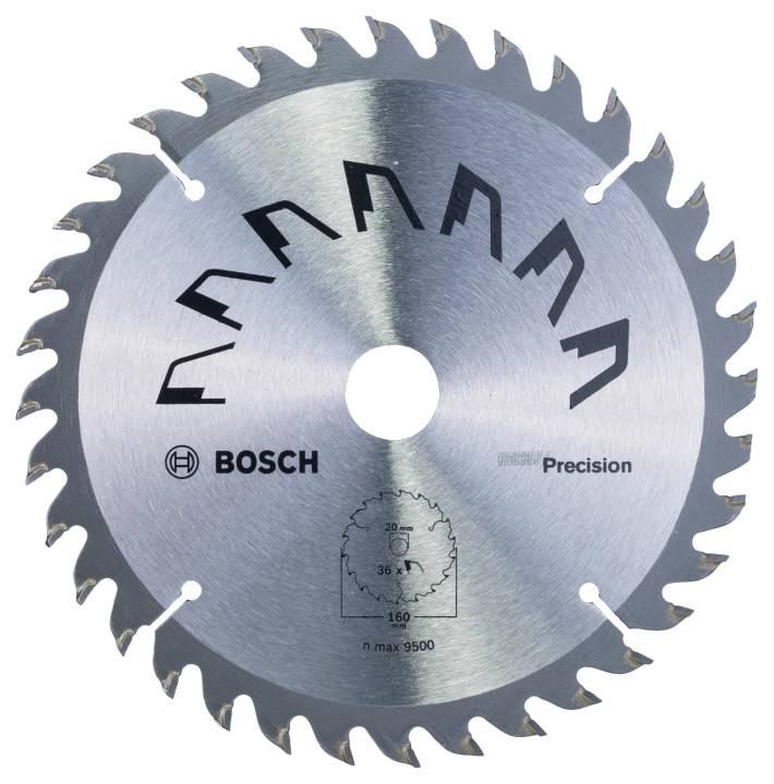 Lame scie circulaire Précision Bois 160x20/16x2,5mm ; 36D