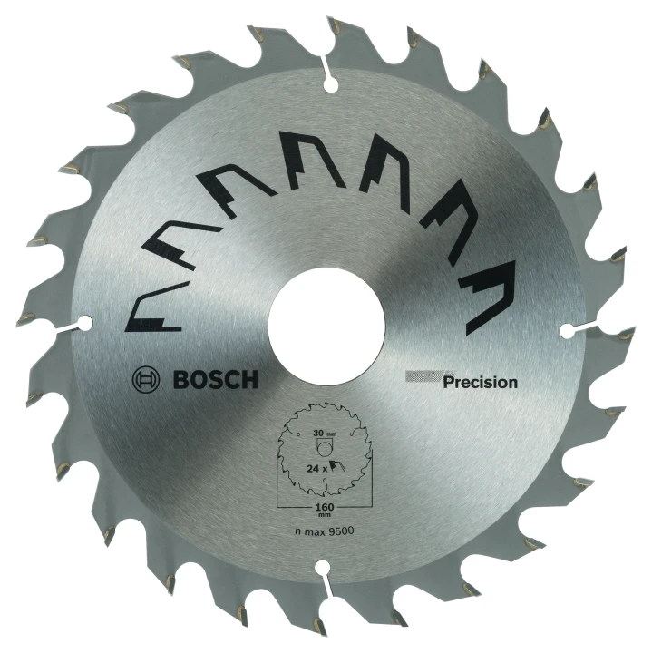 Lame scie circulaire Précision Bois 160x30x2,5mm ; 24D