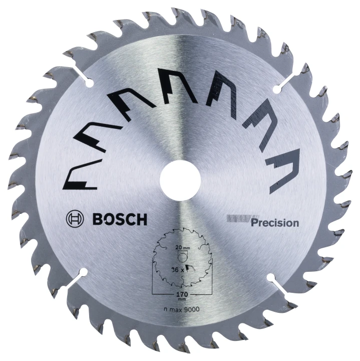 Lame scie circulaire Précision Bois 170x20/16x2,5mm ; 36D