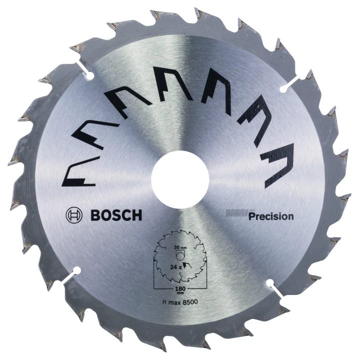 Lame scie circulaire Précision Bois 180x30/20x2,5mm ; 24D