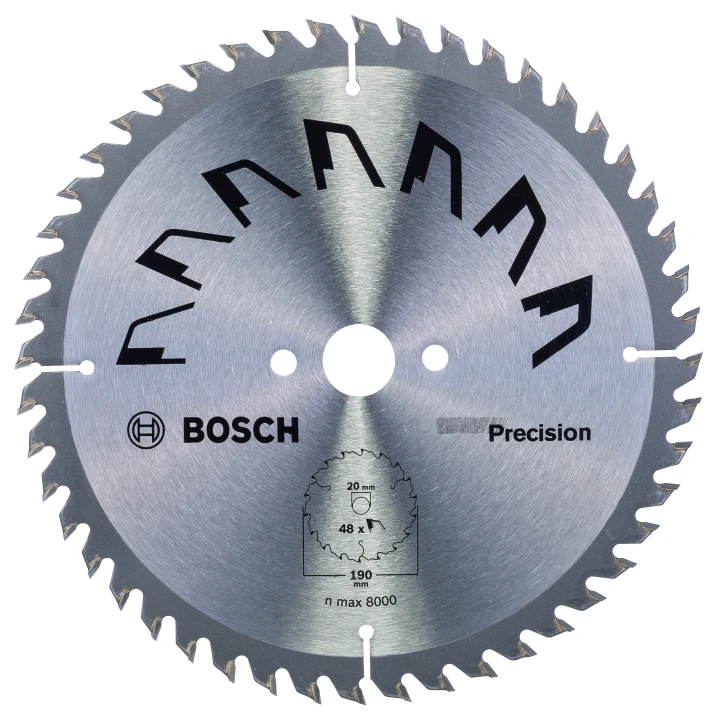 Lame scie circulaire Précision Bois 190x20/16x2,5mm ; 48D