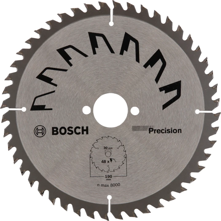 Lame scie circulaire Précision Bois 190x30x2,5mm ; 48D