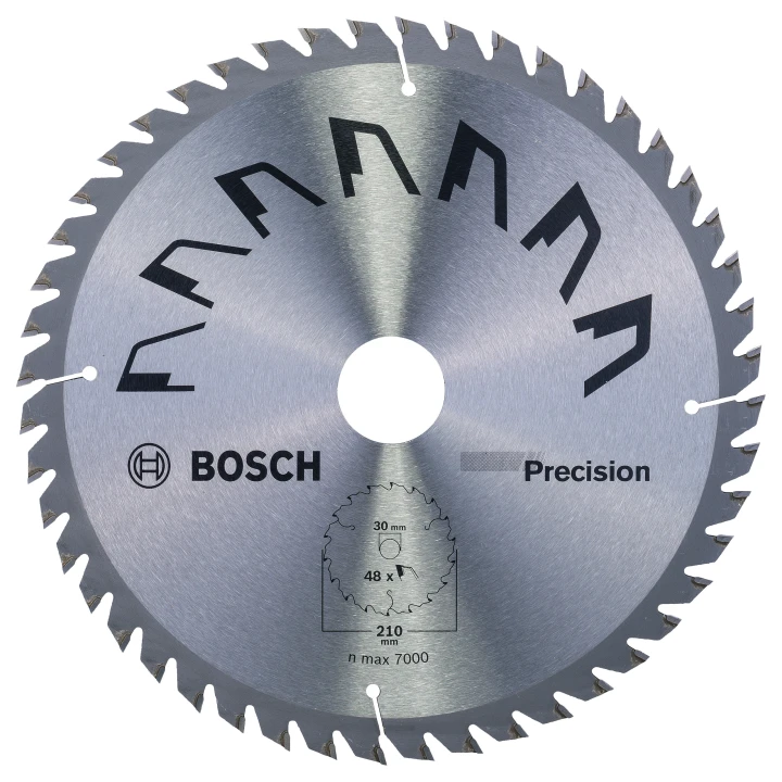 Lame scie circulaire Précision Bois 210x30/25x2,5mm ; 48D