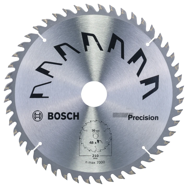 Lame scie circulaire Précision Bois 210x30x2,5mm ; 48D
