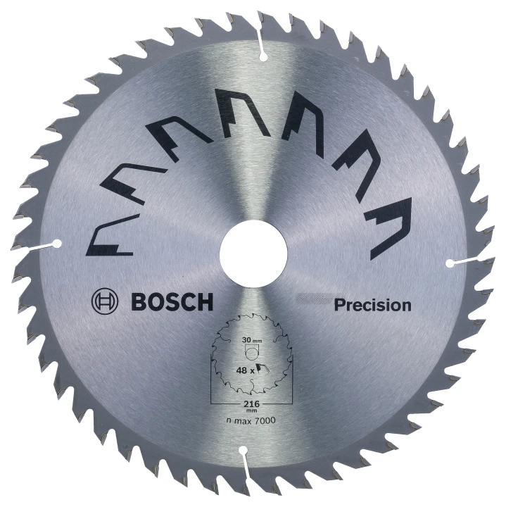 Lame scie circulaire Précision Bois 216x30x2,5mm ; 48D