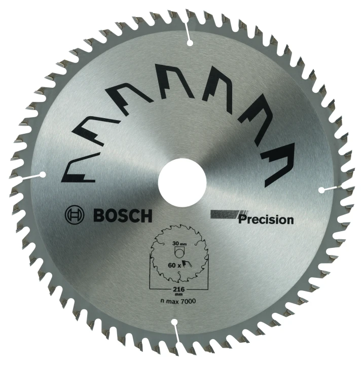 Lame scie circulaire Précision Bois 216x30x2,5mm ; 60D
