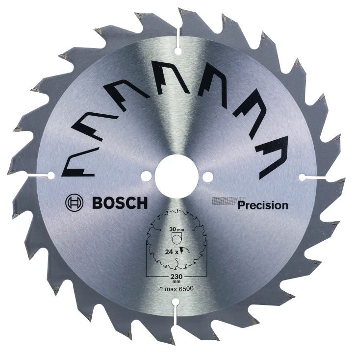 Lame scie circulaire Précision Bois 230x30x2,5mm ; 24D