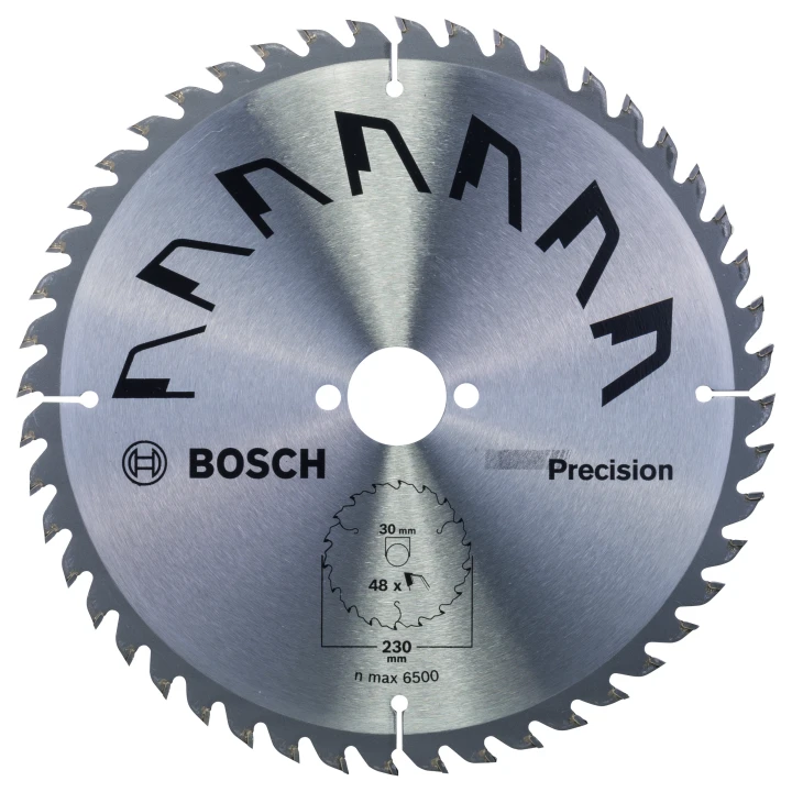 Lame scie circulaire Précision Bois 230x30x2,5mm ; 48D
