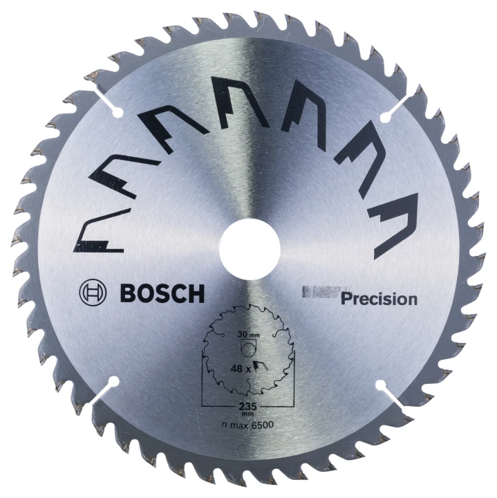 Lame scie circulaire Précision Bois 235x30/25x2,5mm ; 48D