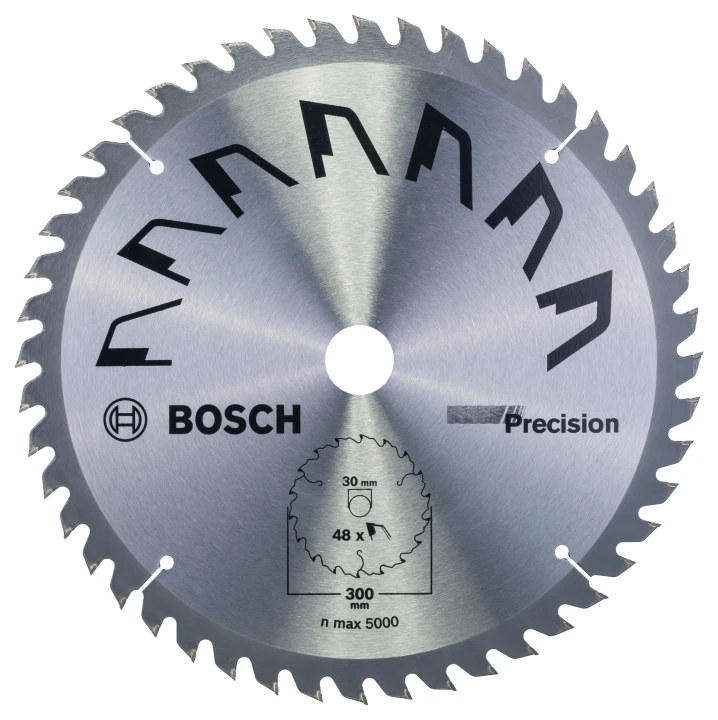 Lame scie circulaire Précision Bois 300x30x3,2mm ; 48D