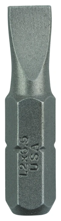 LOT 2 EMBOUTS PLATS 1,2 X 6,5 25MM