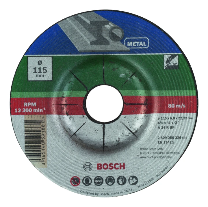 MEULE 115 x 6,0 ACIER DEPORTE