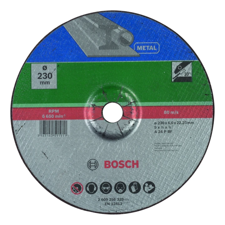 MEULE 230 x 6,0 ACIER DEPORTE