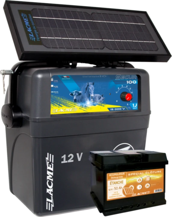 SECUR SOLIS 7.2W + ACCU ELECT