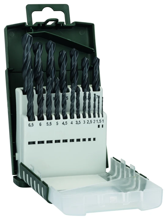 SET 19 FORETS HSS LAMINES 1-10MM