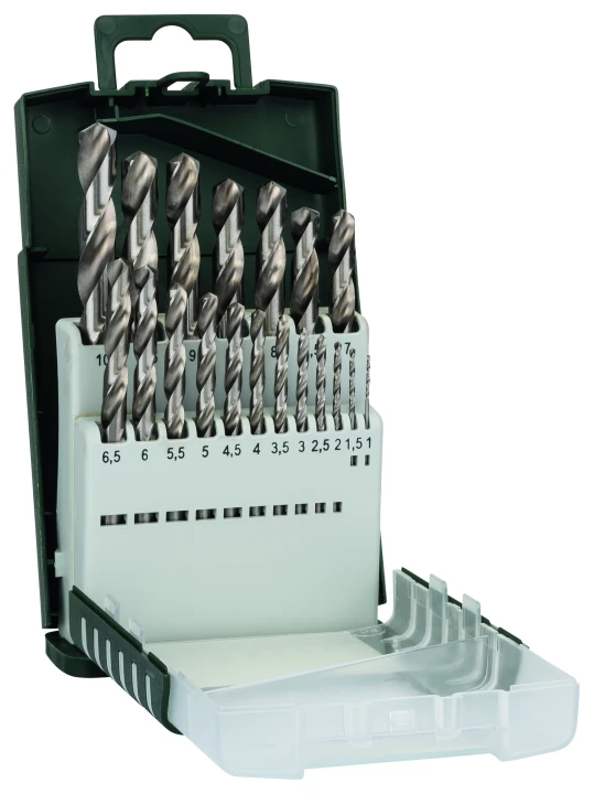 SET 19 FORETS HSS RECTIFIES 1-10MM