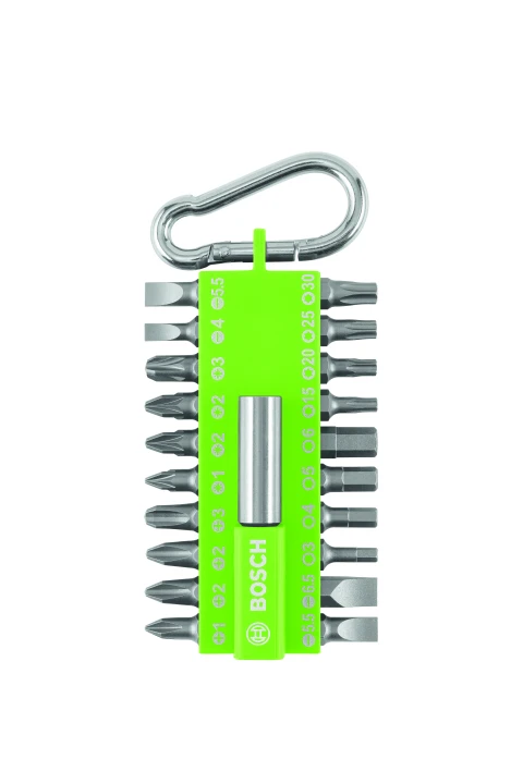 Set 21 pcs Embouts de vissage VERT