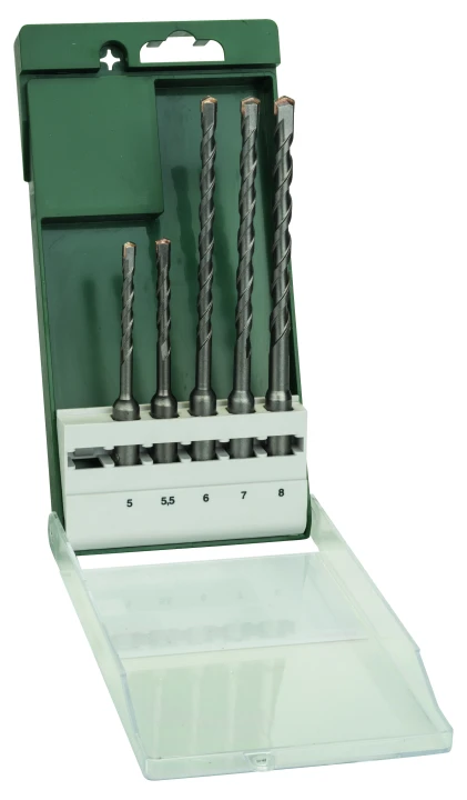 SET 5 FORETS SDS PLUS 5 A 8 MM