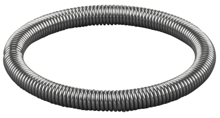 Anneau ressort spiralé