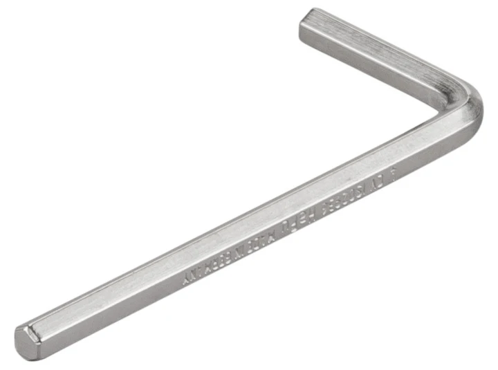 Clé 6 pans mâle SW 4 nickelé
