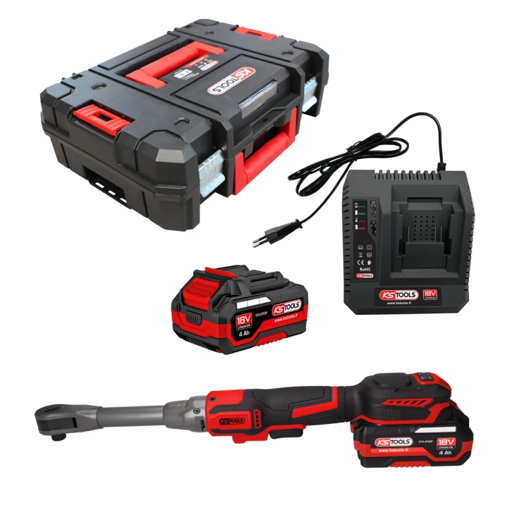 CLÉ À ROCHET 1/2 18V + 2 BATTERIES