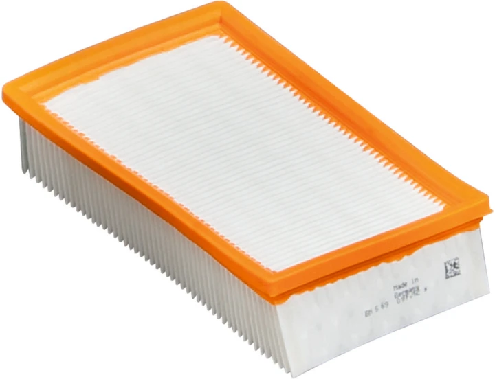 Filtre plat à plis PES