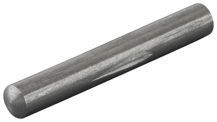 Goupille cannelée bombée