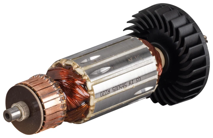 Induit avec ventilateur