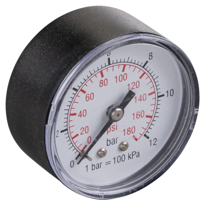 Manomètre 12 bar AG G1/4''