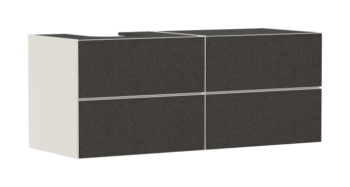 Meuble 1370/550 pr lav à poser