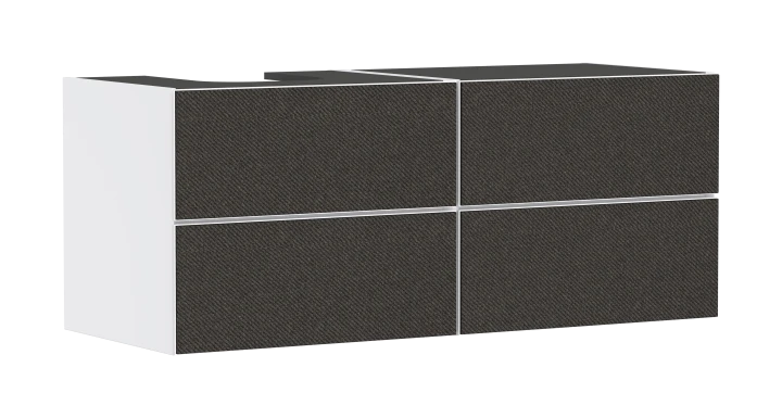 Meuble 1370/550 pr lav à poser