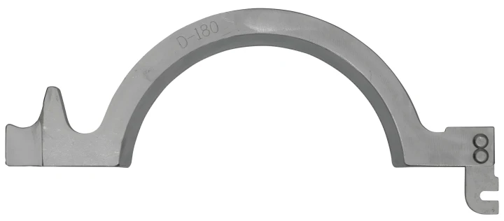 Mors serrage dr. Ø 180 mm, 45°