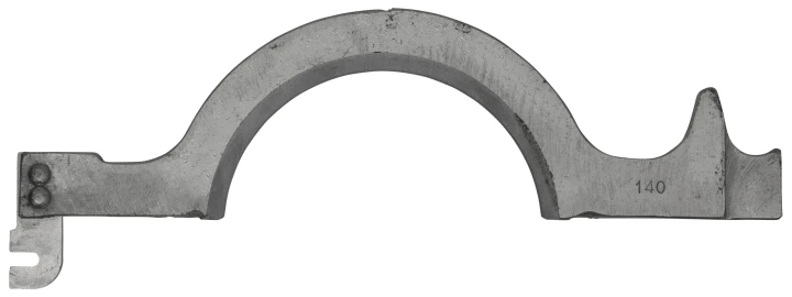 Mors serrage g. Ø 140 mm, 45°