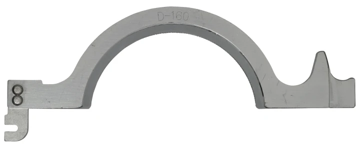 Mors serrage g. Ø 160 mm, 45°