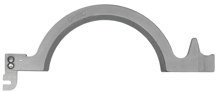Mors serrage g. Ø 180 mm, 45°