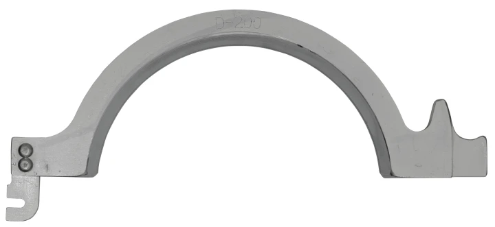 Mors serrage g. Ø 200 mm, 45°
