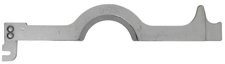 Mors serrage g. Ø 75 mm, 45°