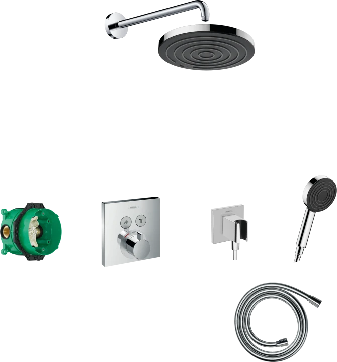 Pack encastré mitigeur thermo