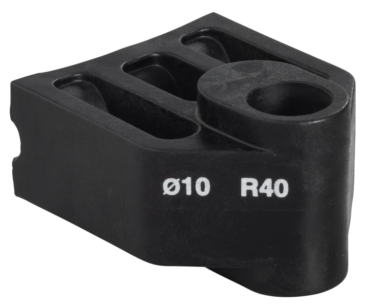 Pièce coulissante Ø 10, R40