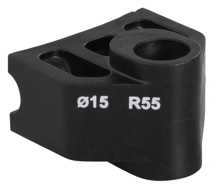 Pièce coulissante Ø 15, R55