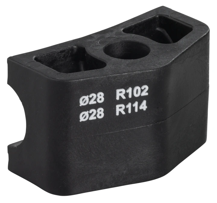Pièce coulissante Ø28 R102/114