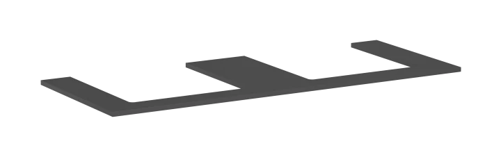 Plan stratifié 1375/550 percé