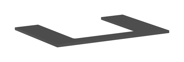 Plan stratifié 780/550 percé