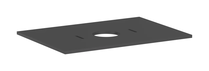 Plan stratifié 780/550 percé