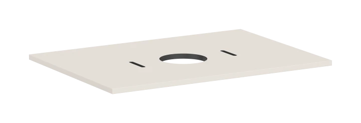 Plan stratifié 780/550 percé