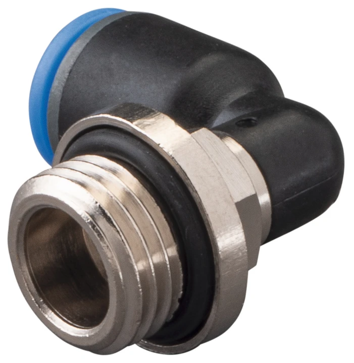 Raccord instant. 90° AG1/4''x6